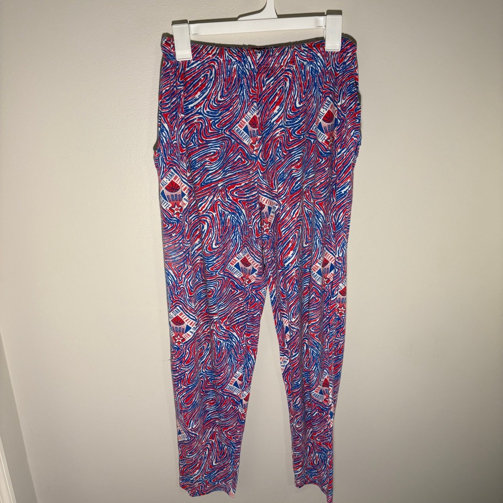 Vintage Starter 1997 NBA All Star Charlotte Sweatpants Red White Blue Large USA